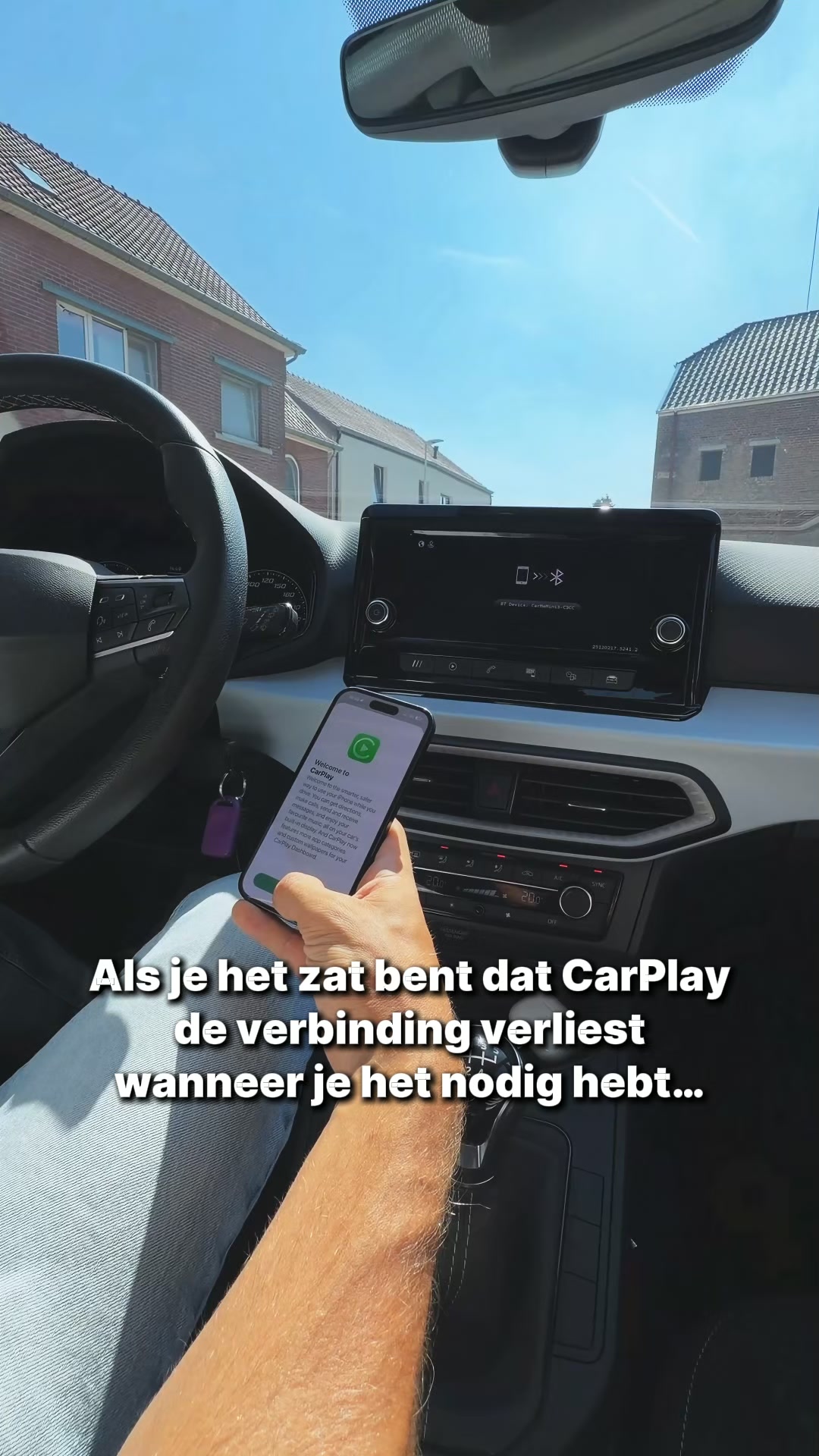 Upgrade je auto met draadloze CarPlay en Android Auto