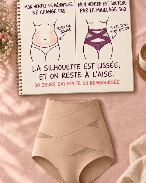 Votre ventre de ménopause ne bouge pas ? Soutenez-le tout autour de la taille.