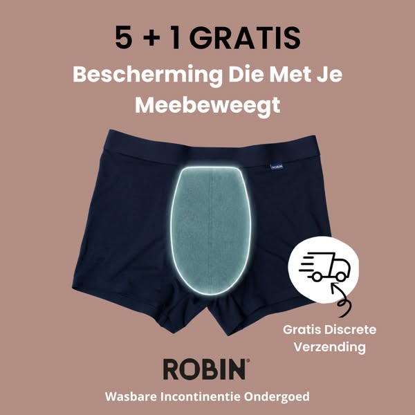 Incontinentie Ondergoed voor Heren - Wasbaar