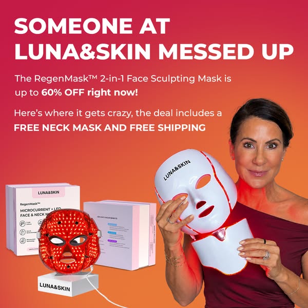 7 LED Colours + Microcurrent for Firm, Lifted Skin