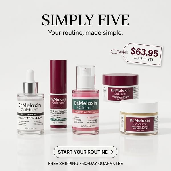 Complete 5pc Set, $63.95
