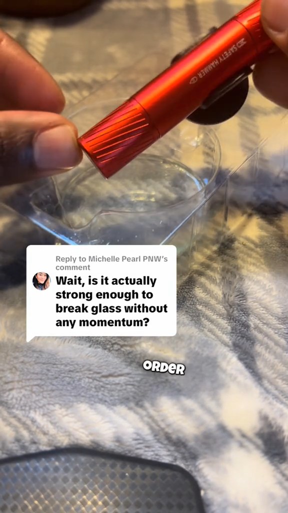 Safe Hammer Glass Breaker Under Water