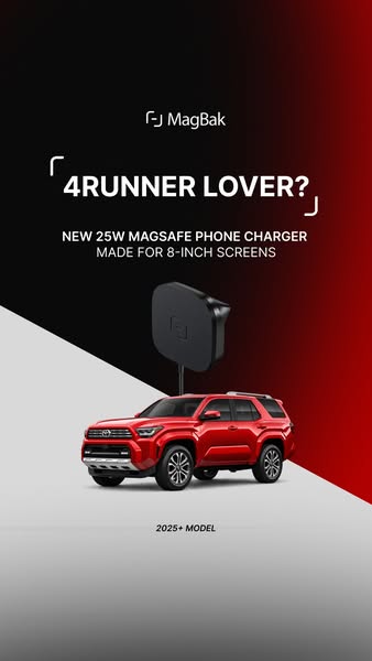 MagBak Toyota Tacoma | 4Runner Wireless Charger
