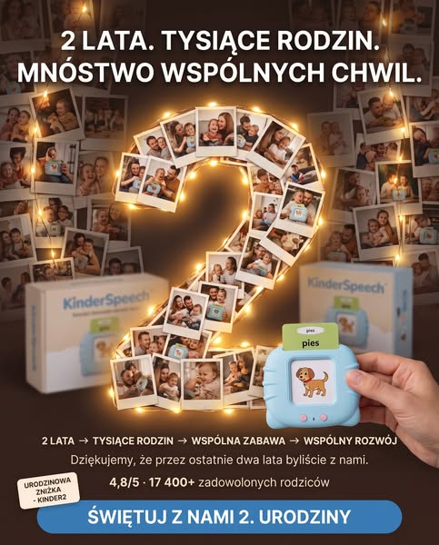 OSTATNIE DNI! KinderSpeech kończy 2 lata