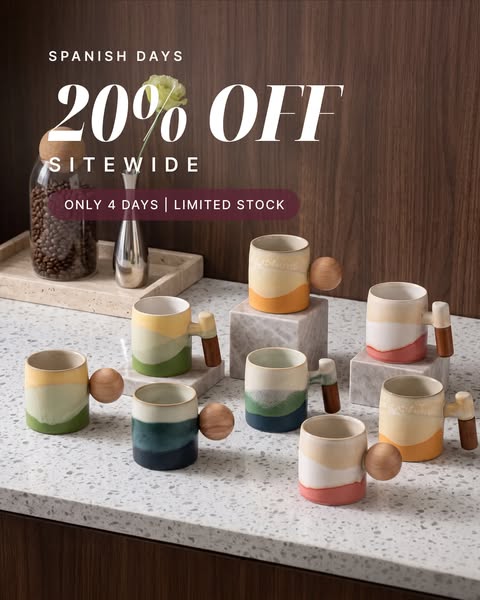 Spanish Days - 20% OFF Site-wide - Only 4 days.