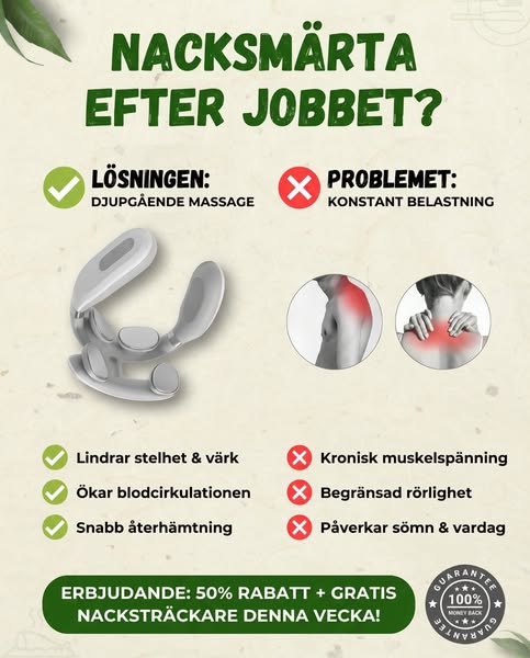 Tungt arbete & stel nacke — skippa kliniken