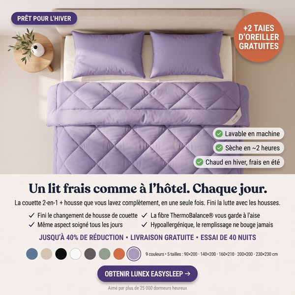 Et si faire son lit prenait 10 secondes ?
