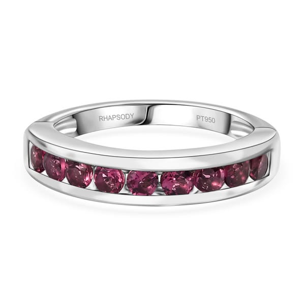 €4,999.99 | Rhapsody AAAA Rubellit Ring 950 Platin ca. 1,44 ct