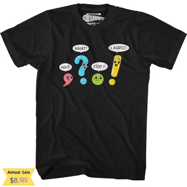 CLEARANCE SALE — ALL TEES $7.99!