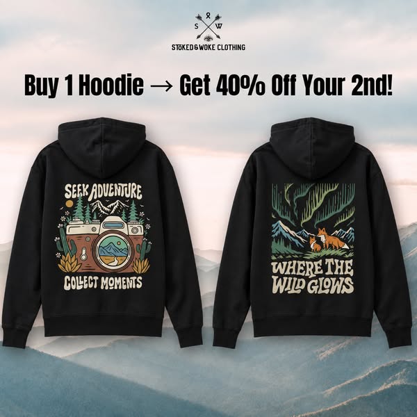 Buy 1 Hoodie, Get 2nd 40% Off