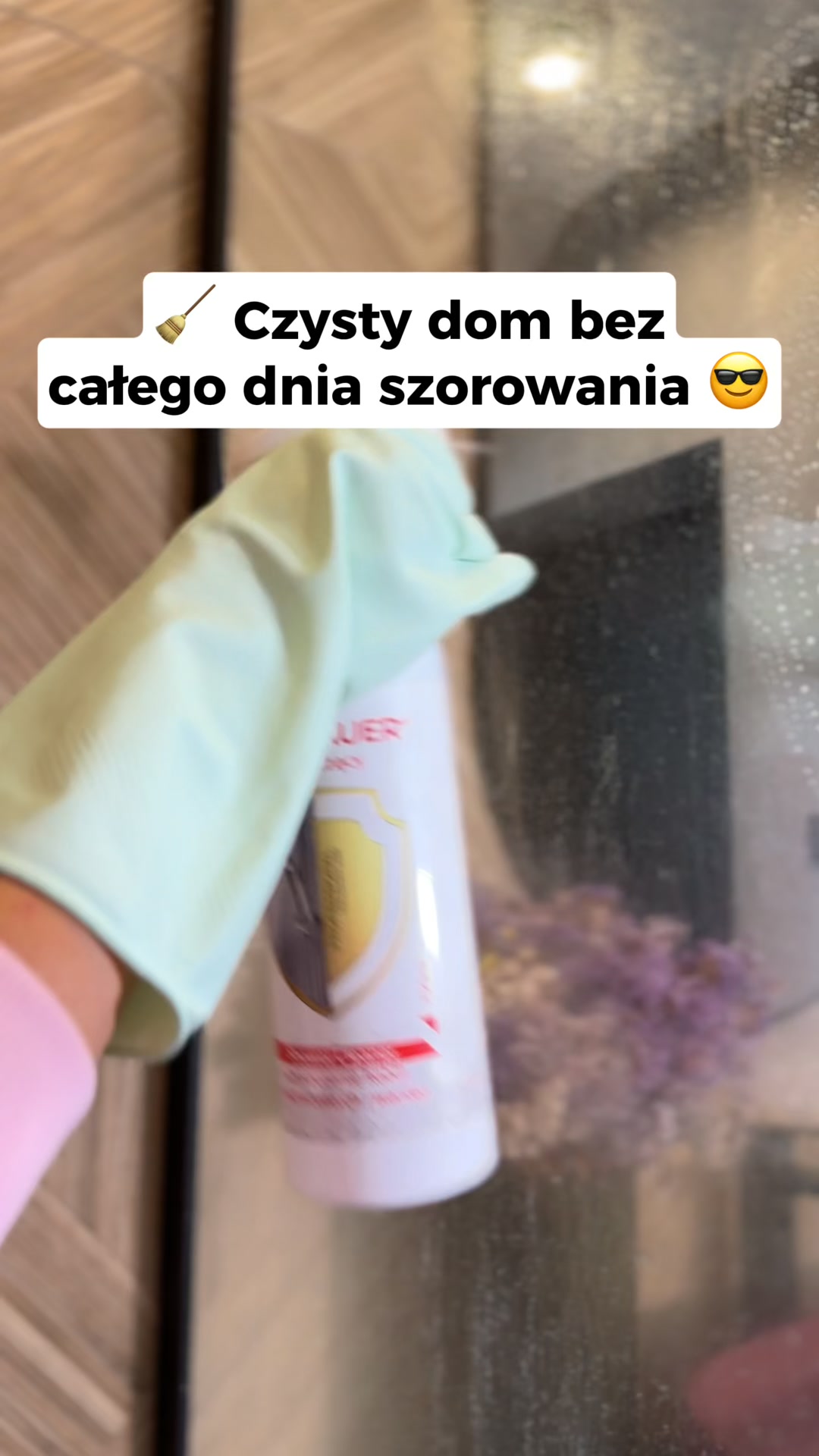 Cały dom lśni czystością