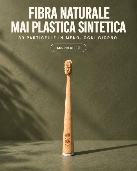 Il primo spazzolino italiano 100% NATURALE