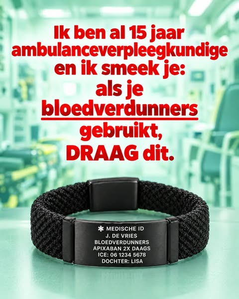 Ze kijkt eerst naar je pols. Wat ziet ze?