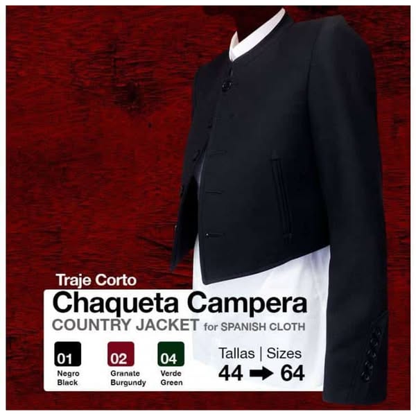 TRAJE CORTO CHAQUETA CAMPERA