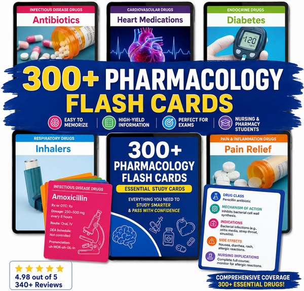 300+ Drugs. Zero Panic. One Study System That Actually Sticks.