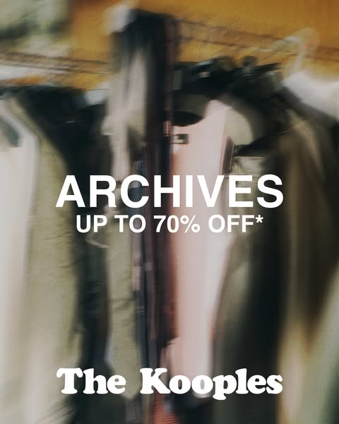 ARCHIVES – Up to 70% off*