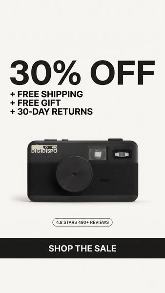 30% Off + Free Gift + Free Ship