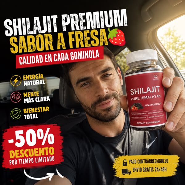 Shilajit Premium en Gominolas