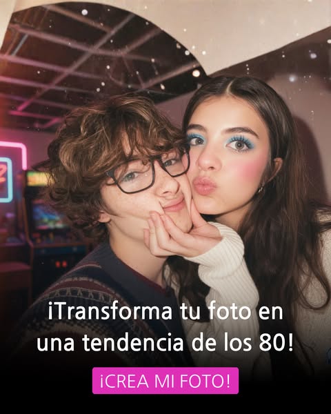 Transforma una foto al estilo de los 80