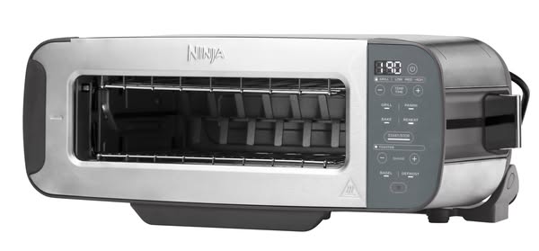 Ninja ST202UK Foodi 3-in-1 Toaster, Grill & Panini Press - Stainless Steel