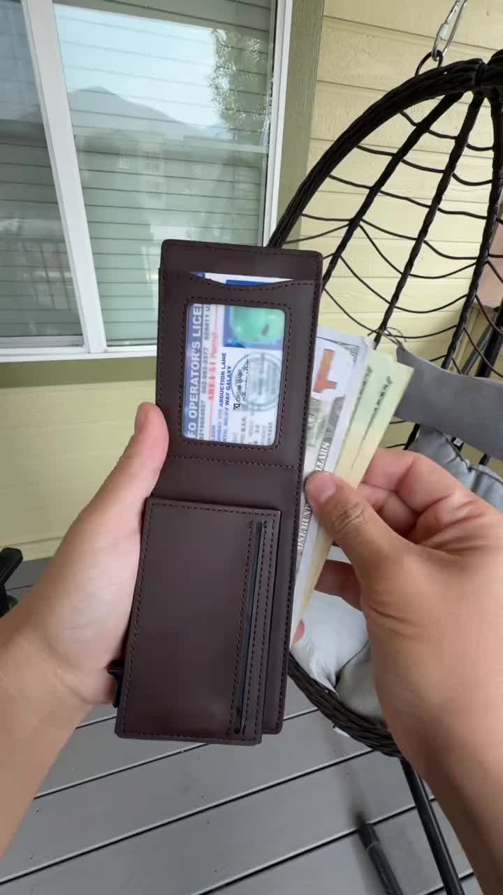 Pop-Up RFID Blocking Wallet