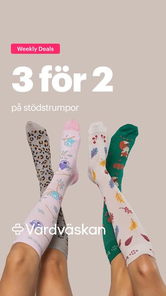 Stödstrumpor - 3 för 2
