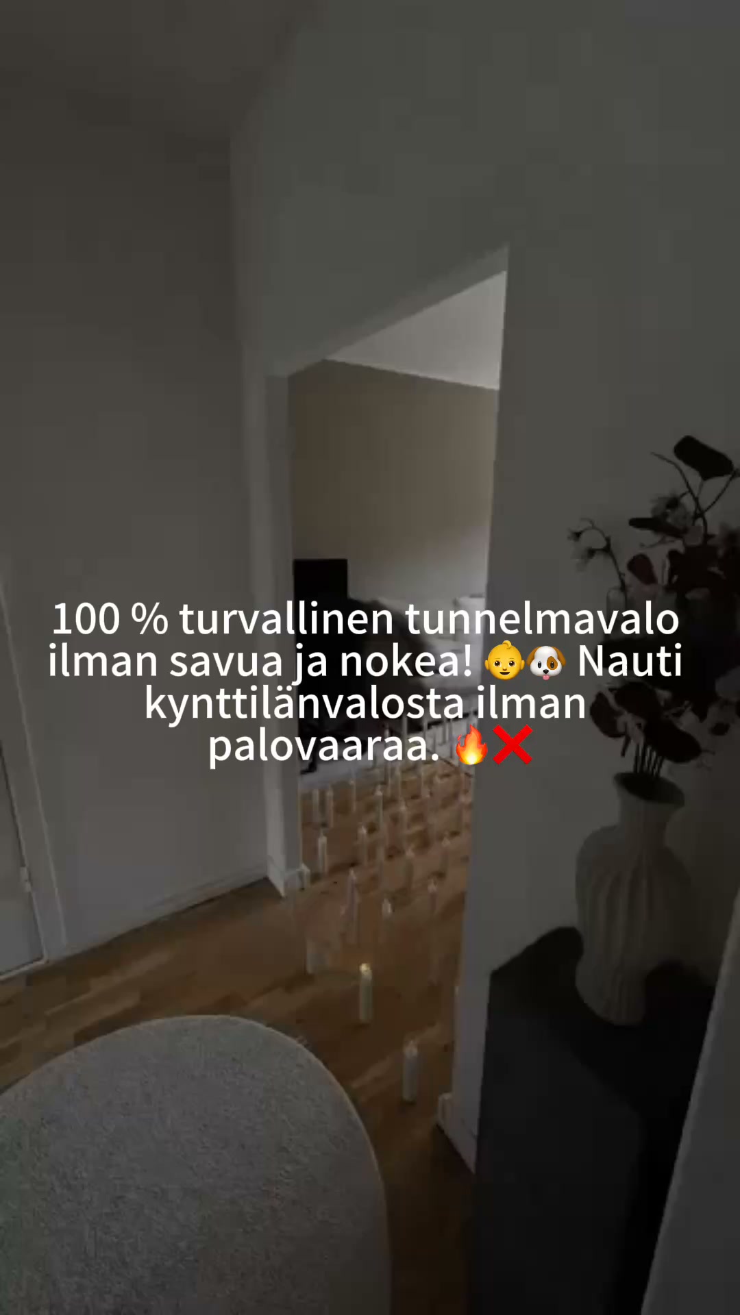 OmniLiving™ Älykäs Valo-ohjattu LED-kynttilä Ajastimella | Liekitön Kynttilä