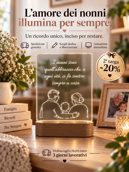 Un regalo speciale per i nonni