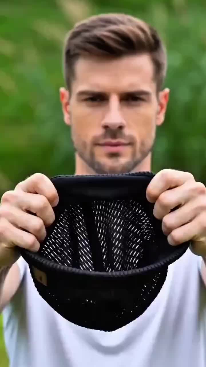 Lightweight Breathable Mesh Brimless Cap