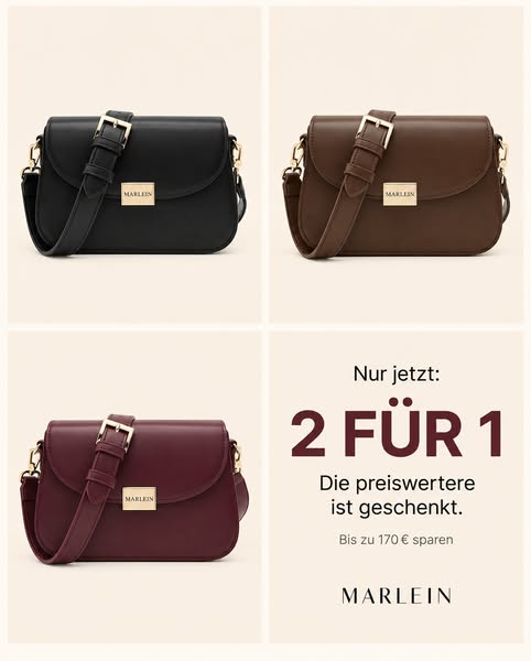 2 Taschen zum Preis von 1