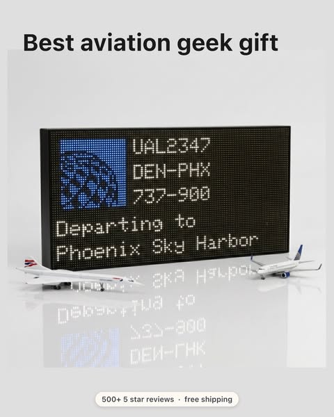 FlightWall - Mini Flight Tracking LED Display