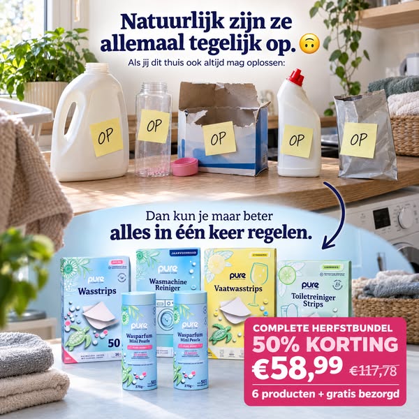Herfstbundel: Nu €58,99 (t.w.v. €117,78)