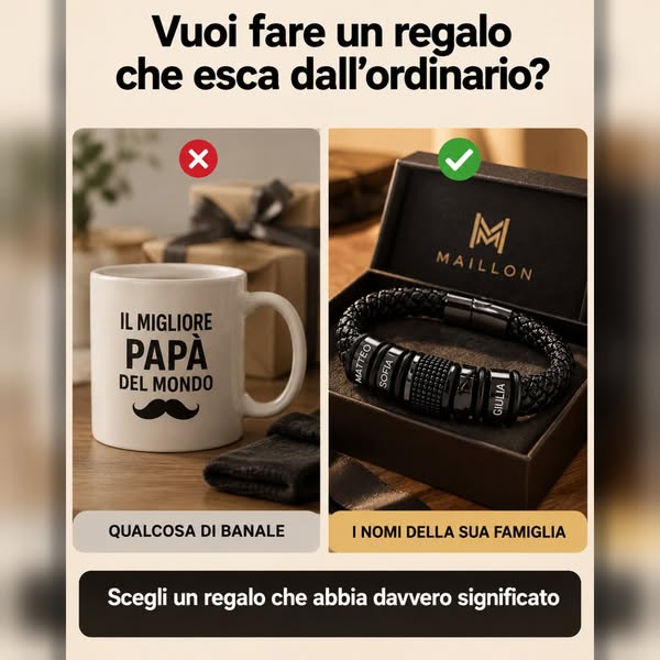 Il bracciale dei papà