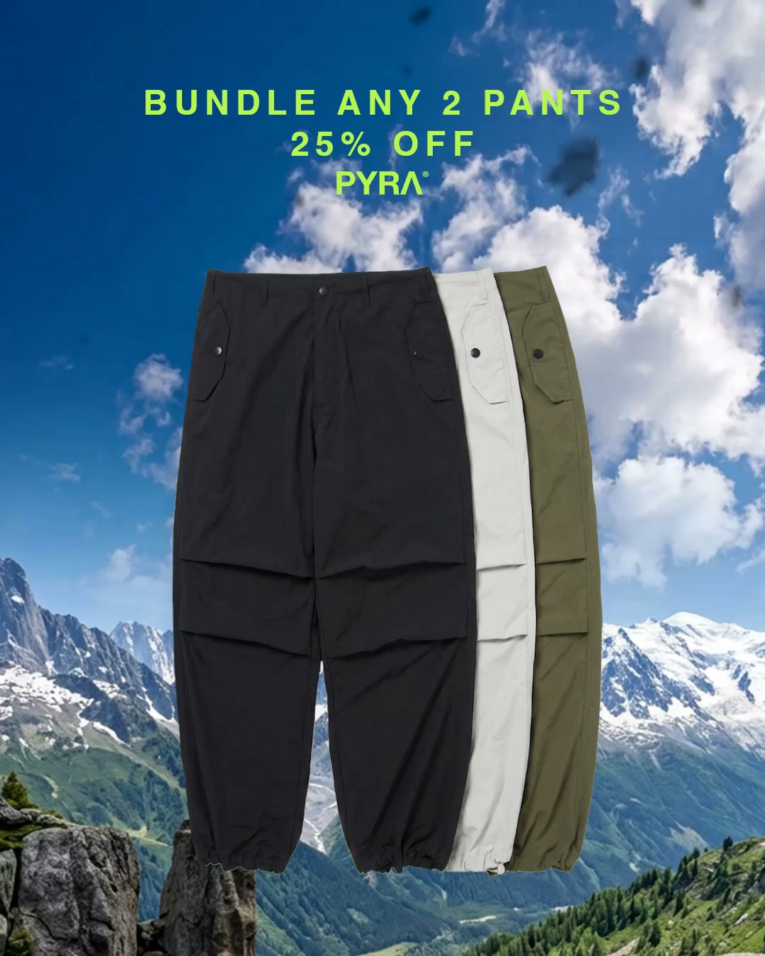 Parachute Pants by PYRA