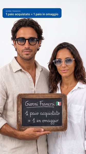 1 PAIO ACQUISTATO = 1 IN OMAGGIO