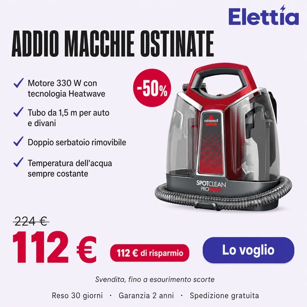 Pulito profondo, metà prezzo