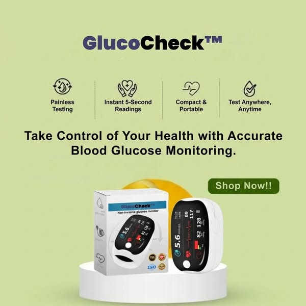 5-second reading. No needles. Ever.