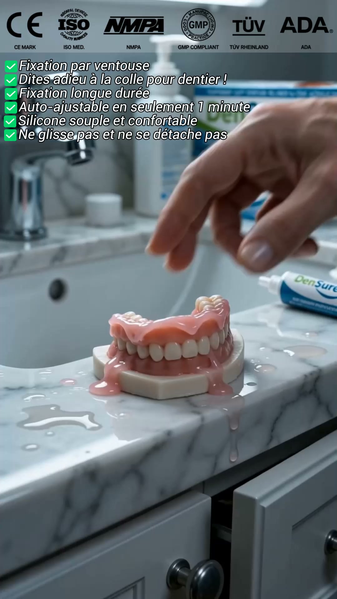 Fini les douleurs de prothèses !