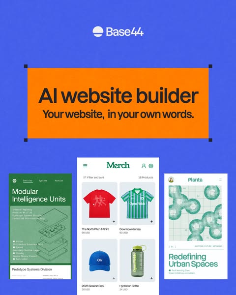 Start building now