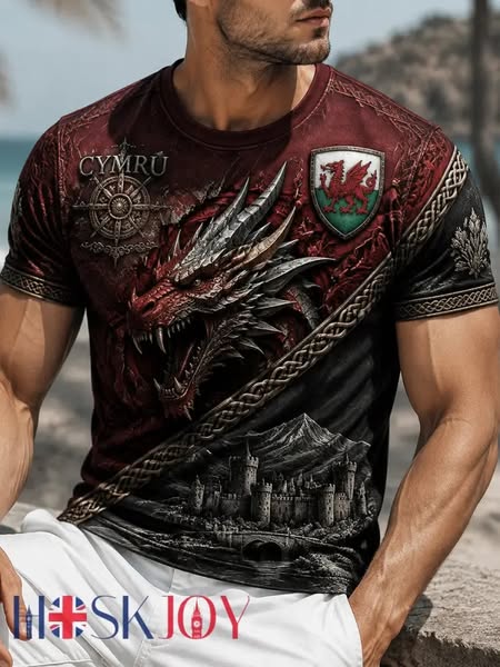 󠁧󠁢󠁷󠁬󠁳󠁿 Celebrate Welsh heritage in our classic Red Dragon apparel.