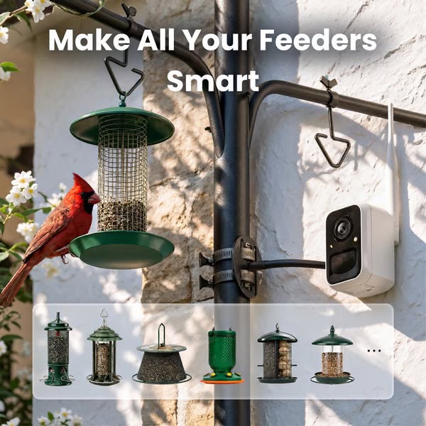 Birdfy Cam | Verwandeln Sie Ihr normales Vogelhaus in ein smartes Vogelhaus!