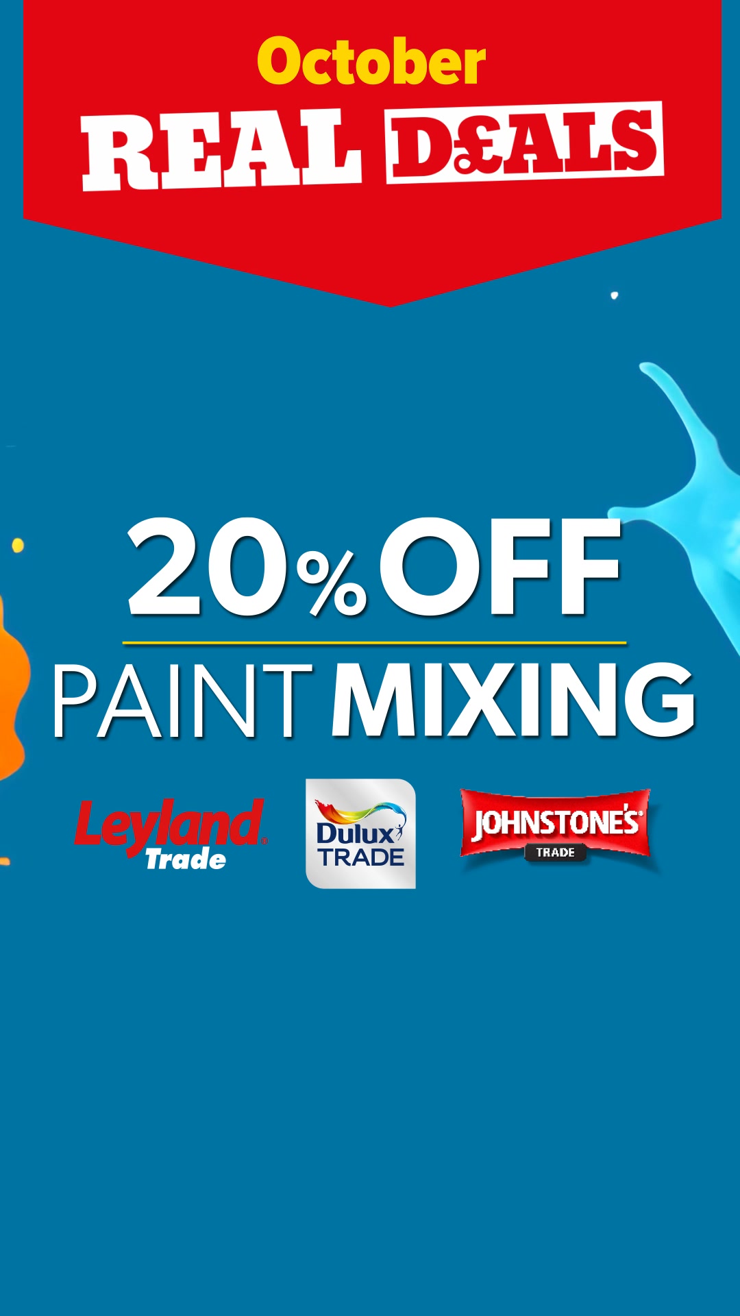 20% Off In-Store Paint Mixing