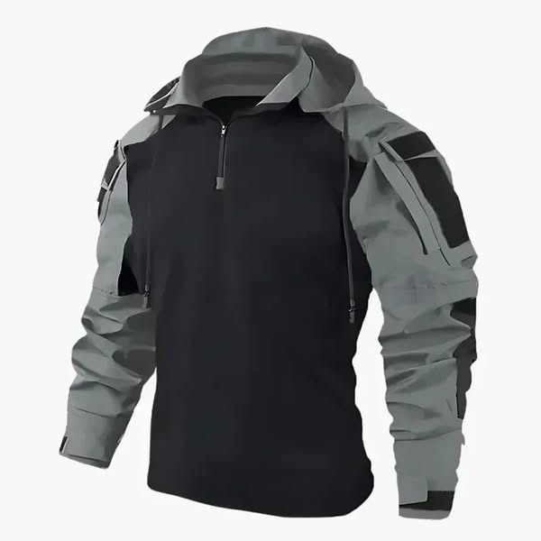Zyad - Sudadera Impermeable Táctica Multifuncional