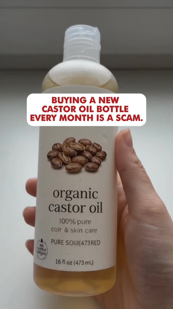 The last castor oil bottle you'll ever buy.