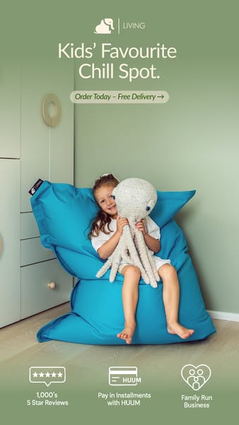 Elephant Junior Bean Bag