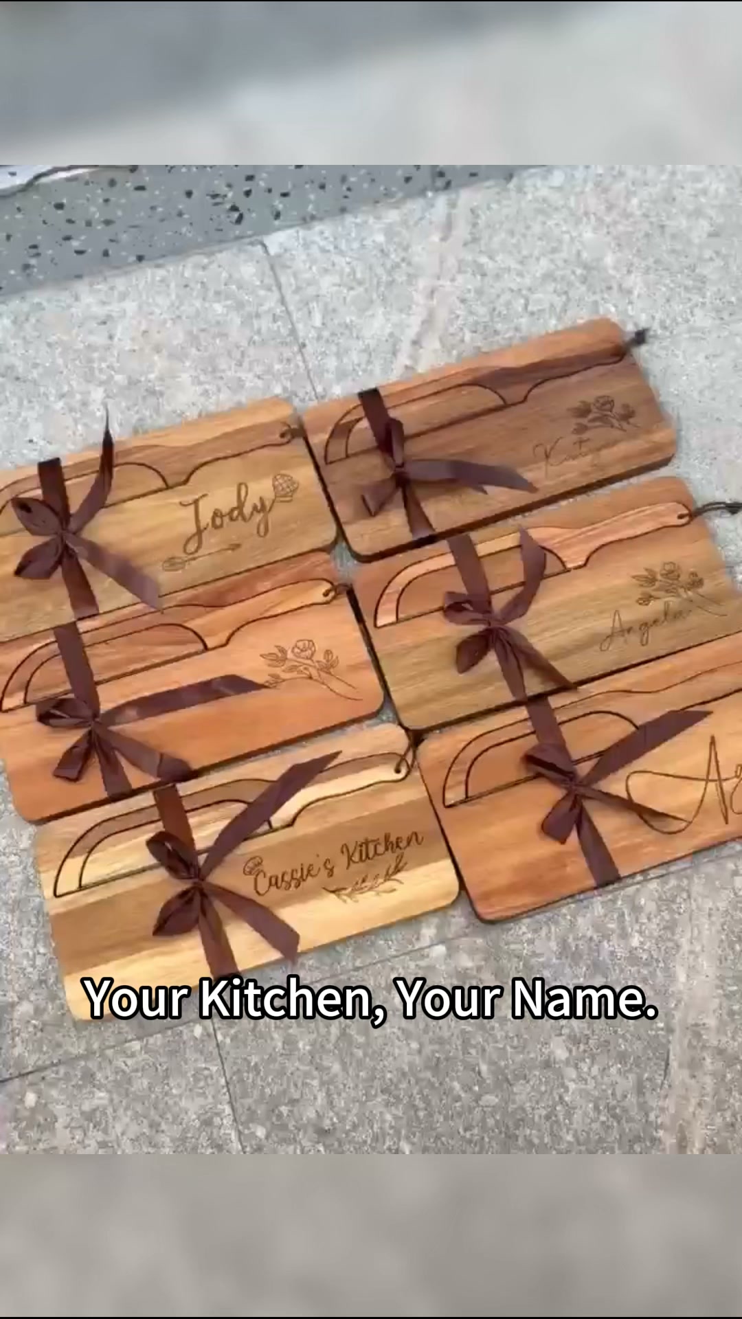 Personalized Wooden Bread Slicer