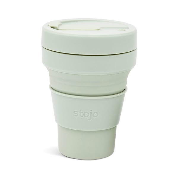 Stojo Collapsible & Reusable Travel Mug 12oz/355ml - Sage