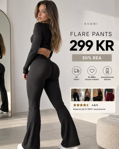 Flare leggings – upp till 75% rabatt