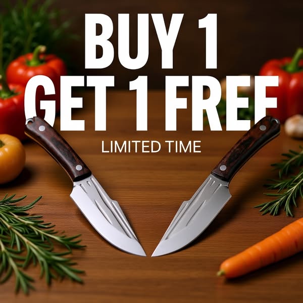 2 Knives for the Price of 1 + Free Shipping