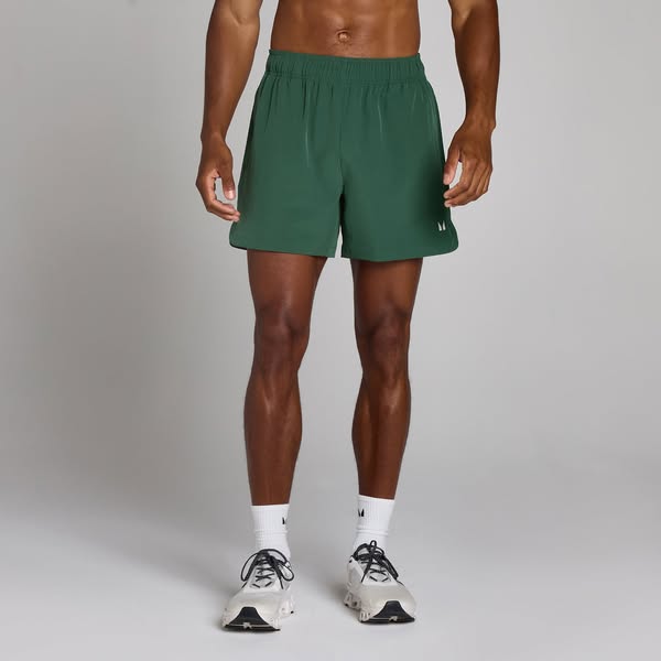 Calções de Treino MP para Homem 5 em Tecido - Verde Corrida - L